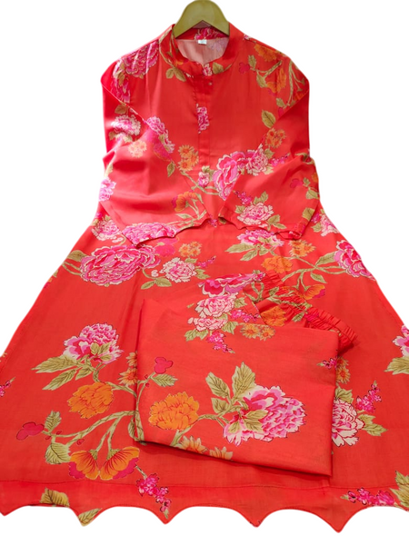 Muslin Digital Print Co-ord Set