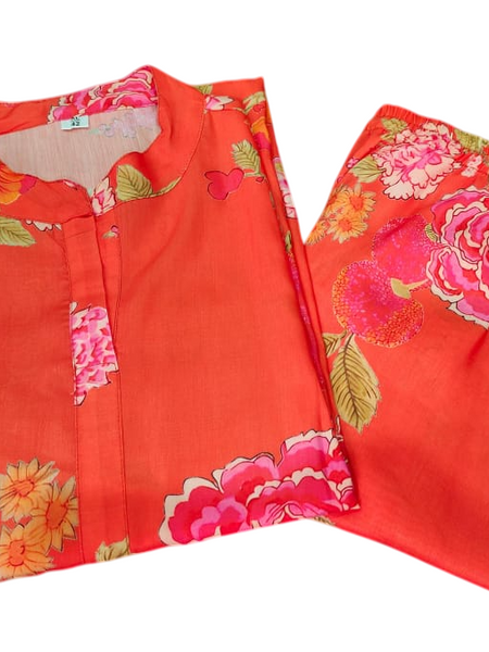 Muslin Digital Print Co-ord Set