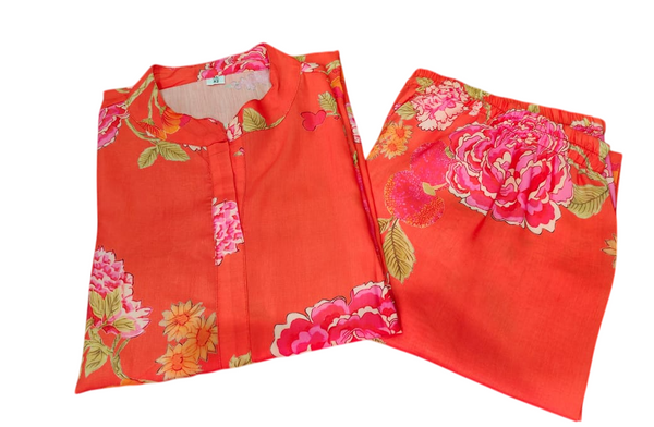 Muslin Digital Print Co-ord Set