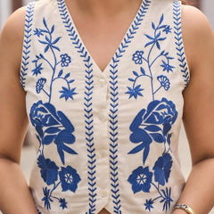 Embroidery Work Cotton Flex Co_ord Set