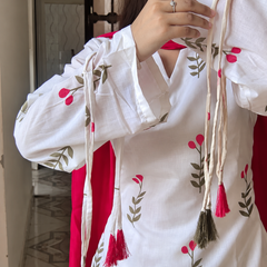 Beautiful Printed Cotton Farshi Pant Suit Set