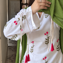 Beautiful Printed Cotton Farshi Pant Suit Set
