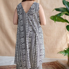 Black Printed Cotton Co-ord Set