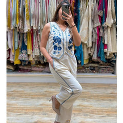Embroidery Work Cotton Flex Co_ord Set
